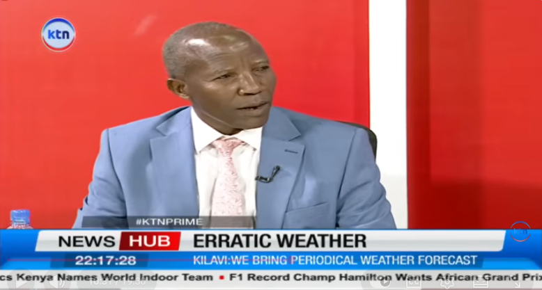 Director NDOC on KTN News  Discussing  Erratic Weather in Kenya